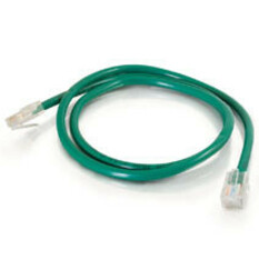 Quiktron Q-Series Patch Cords, CAT6, Non-Booted, Green, 7 FT