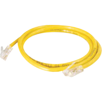 Quiktron Q-Series Patch Cords, CAT6, Non-Booted, Yellow, 5 FT