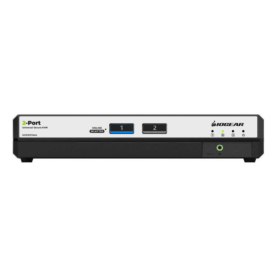 IOGEAR 2-Port Single View True Universal (DP/HDMI) Secure KVM Switch w/Audio