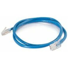 Quiktron Q-Series Patch Cords, Cat5E, Non-Booted, Blue, 1 Ft
