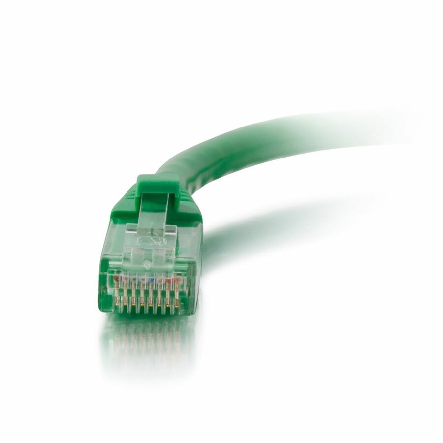 Quiktron Q-Series Patch Cords, CAT5E, Booted, Green, 75 FT