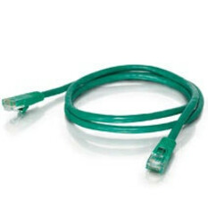 Quiktron Q-Series Patch Cords, Cat5e, Booted, Green, 25 ft