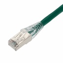 AddOn 52ft Green CAT 6 Shielded PVC Ethernet Cable Snagless Easy Clear Boot RJ-45 M/M