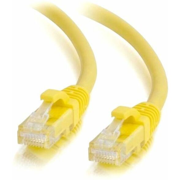 Quiktron Q-Series Patch Cords, Cat6, Booted, Yellow, 8 Ft