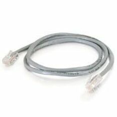 Quiktron Q-Series Patch Cords, Cat6, Non-Booted, Gray, 5 Ft