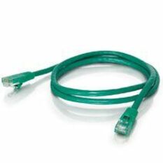 Quiktron Q-Series Patch Cords, CAT5E, Booted, Green, 50 FT