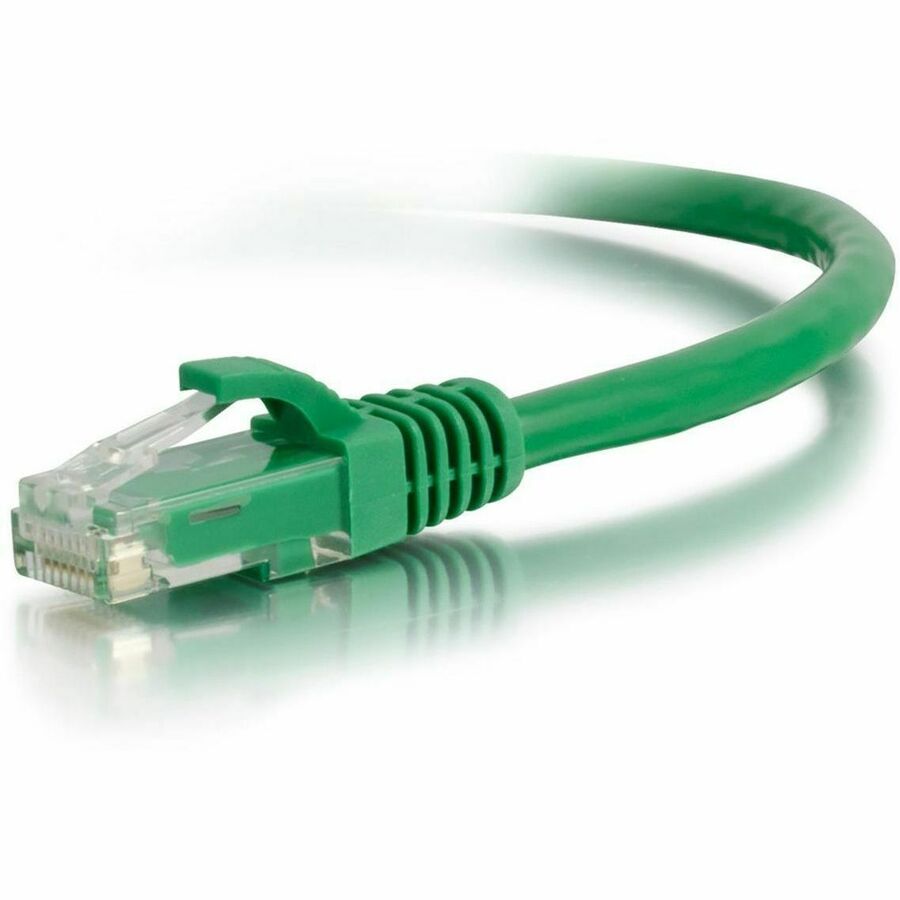 Quiktron Q-Series Patch Cords, CAT5E, Booted, Green, 5 FT