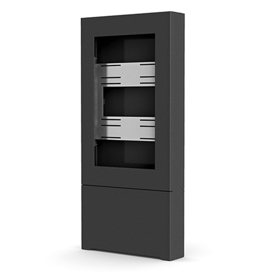 Chief Impact Floor Standing Kiosk - Portrait 46" Black