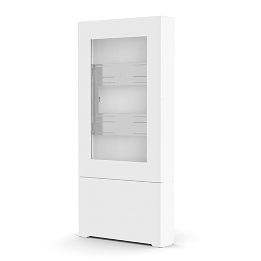Chief Impact Floor Standing Kiosk - Portrait 46" White