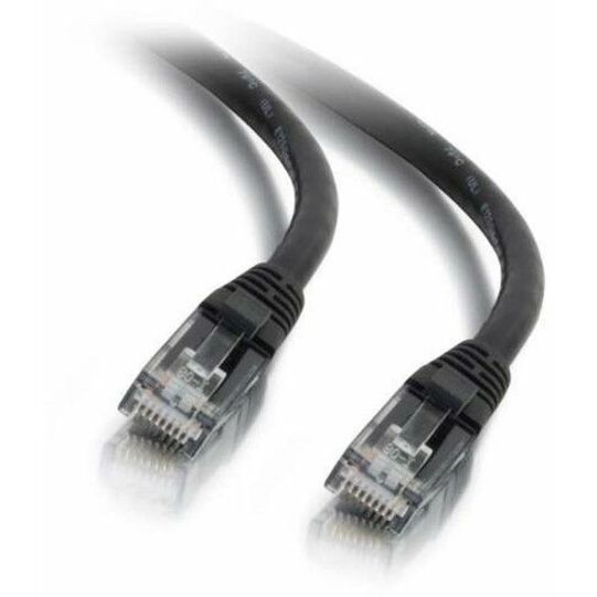 Quiktron Q-Series Patch Cords, Cat6, Booted, Black, 50 Ft