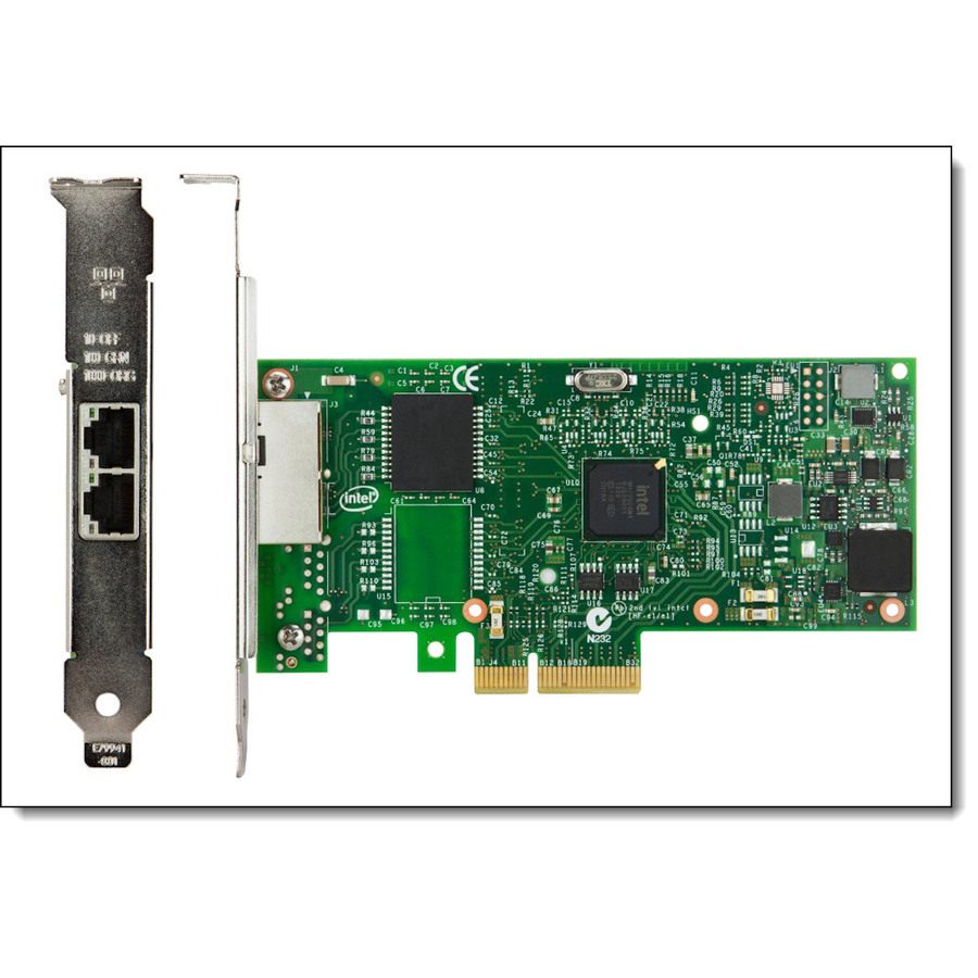 Lenovo ThinkSystem I350-T2 PCIe 1Gb 2-Port RJ45 Ethernet Adapter By Intel