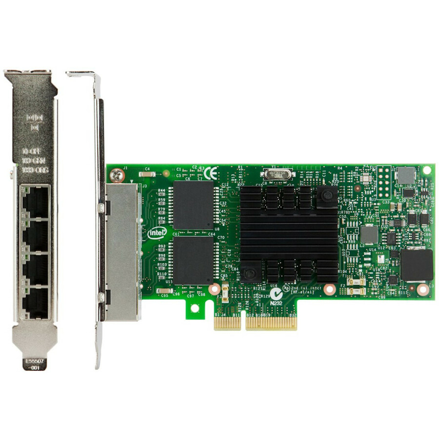 Lenovo ThinkSystem I350-T4 PCIe 1Gb 4-Port RJ45 Ethernet Adapter By Intel