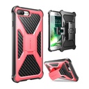 i-Blason Transformer Carrying Case (Holster) Apple iPhone 8 Plus Smartphone - Pink