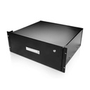 Claytek 4U Sliding Drawer with Key Lock