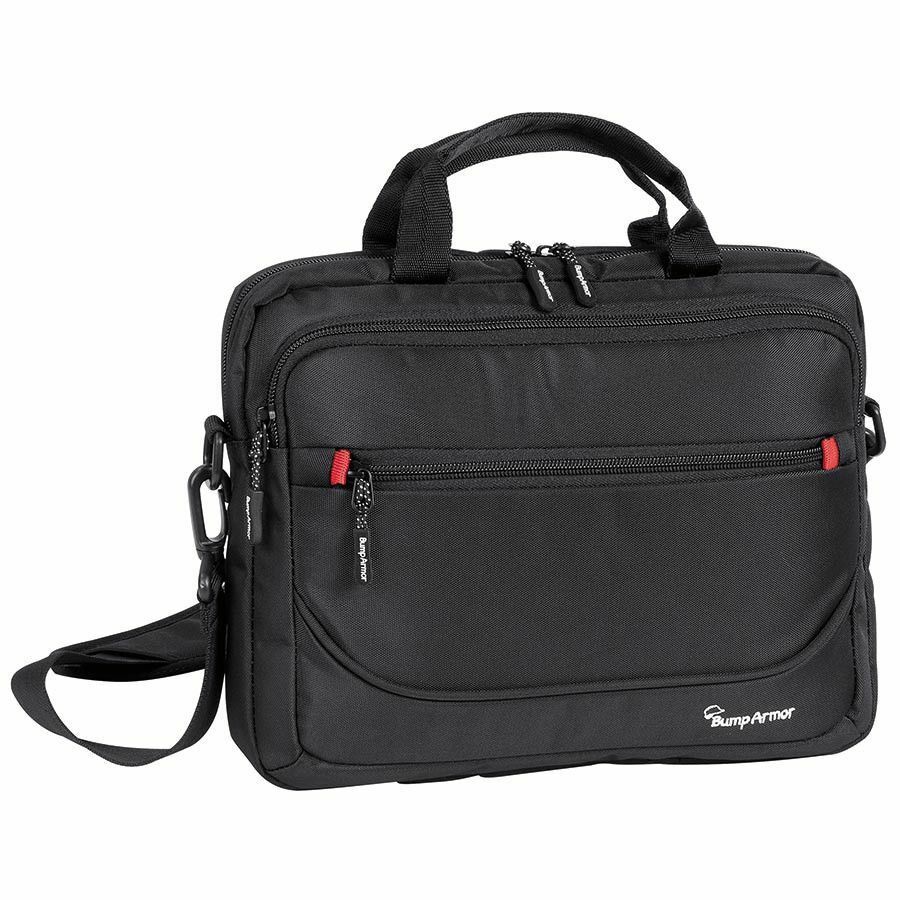 Bump Armor Carrying Case (Briefcase) for 13" Notebook, Accessories - Black