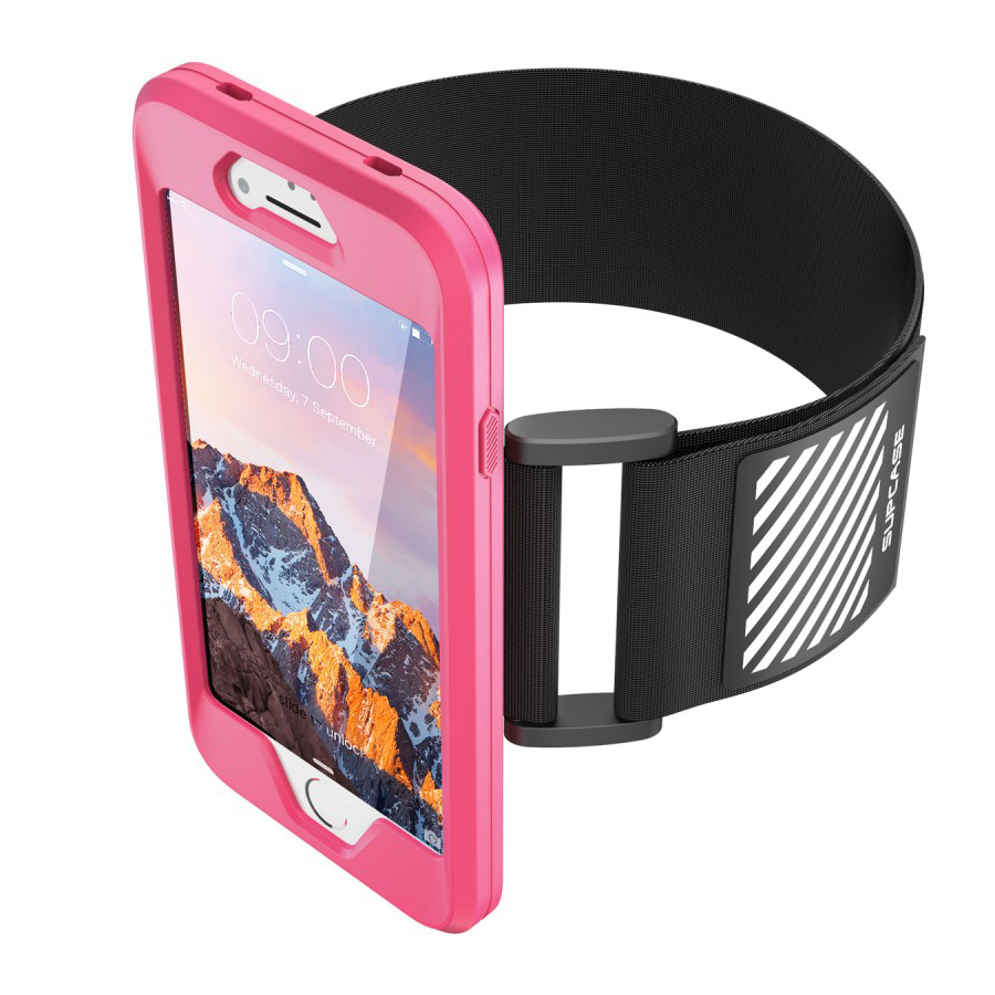 i-Blason Sport Carrying Case (Armband) Apple iPhone 8 Smartphone - Pink