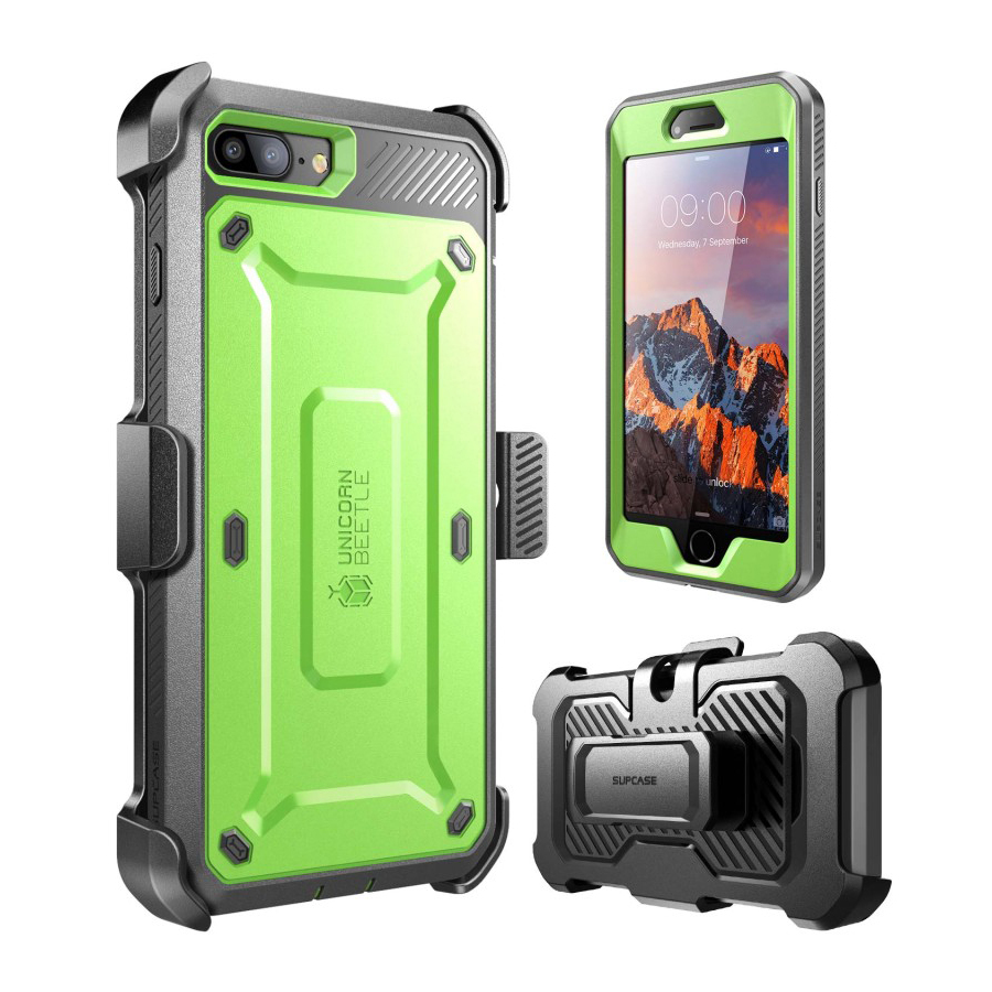i-Blason Unicorn Beetle Pro Carrying Case (Holster) Apple iPhone 8 Plus Smartphone - Green