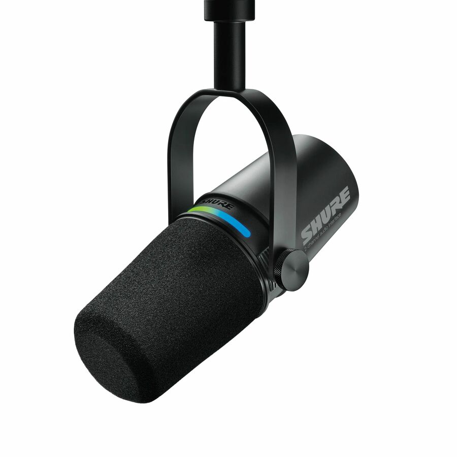 Shure MV7I Rugged Wired Dynamic, Condenser Microphone for Recording, Live Streaming, Broadcasting, Voice, Content Production, Podcasting, Home, Music, Vocals - Dark Gray