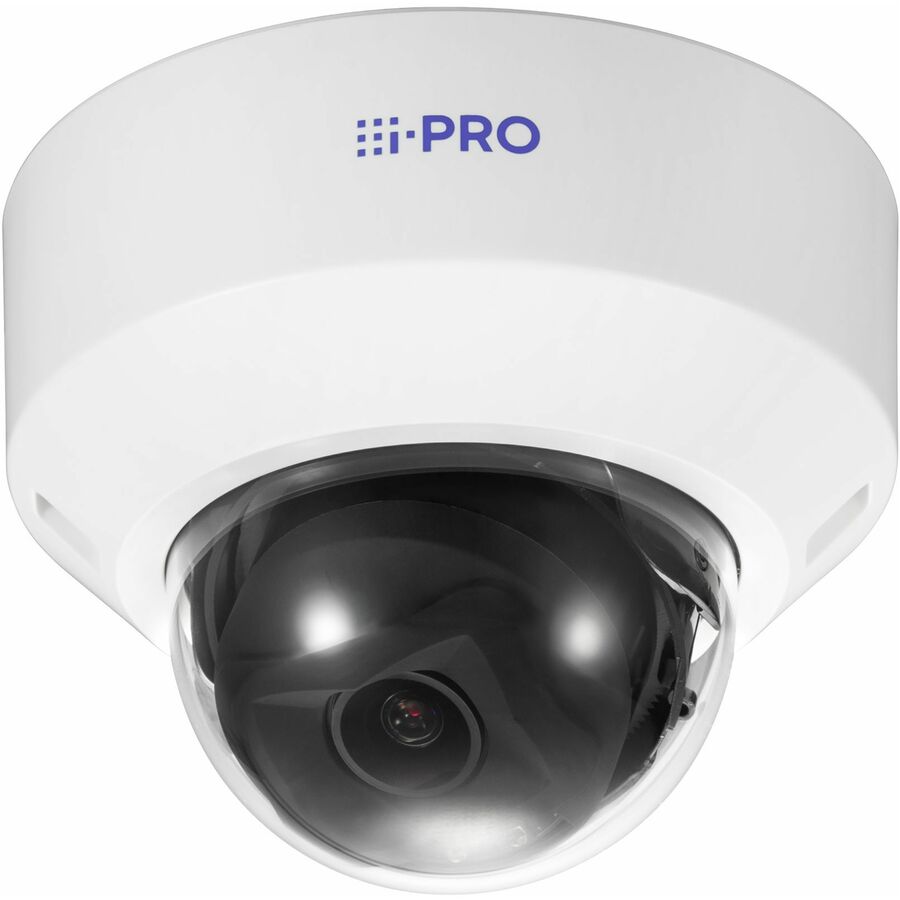 i-PRO WV-U21550-V3L 5 Megapixel Indoor Full HD Network Camera - Color - Dome - White, Clear
