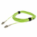 AddOn 1m LC to LC Lime Green OM5 Duplex OFNR (Riser-Rated) TAA Fiber Patch Cable