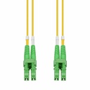 AddOn 0.3m ALC to ALC Yellow OS2 Duplex OFNR (Riser-Rated) SMF Fiber Patch Cable
