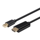 Monoprice Select Series Mini DisplayPort 1.2a to HDTV 4K Capable Cable, 3ft