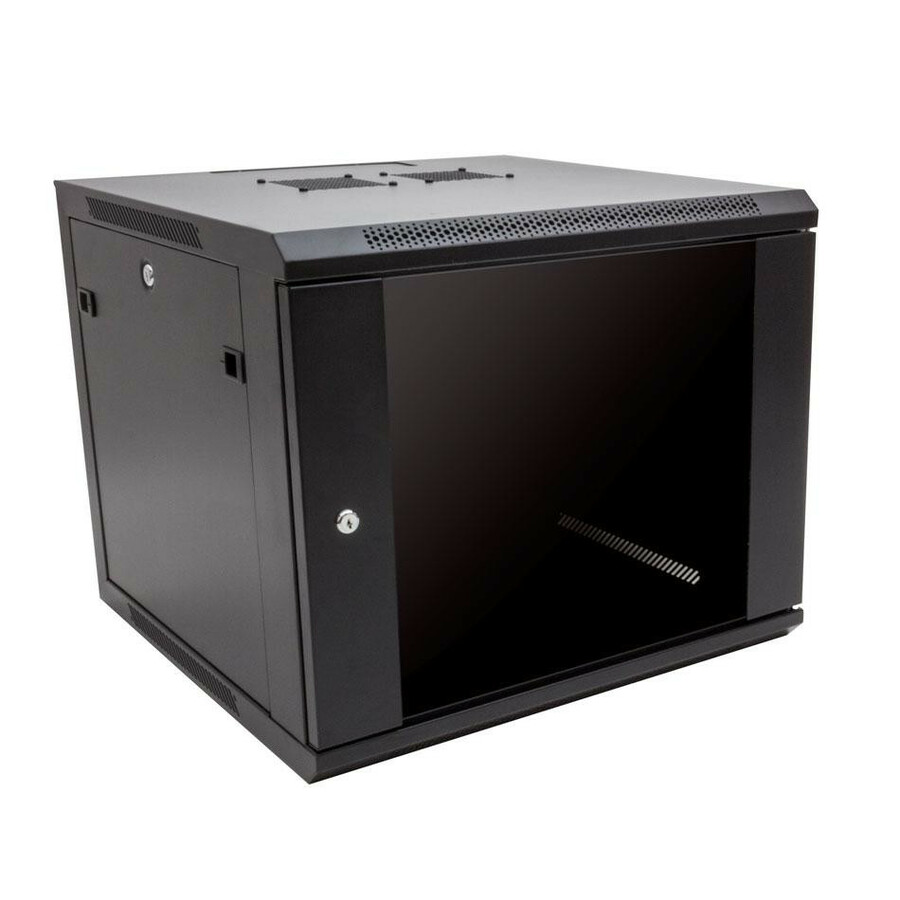 Rack Solutions 15U Wall Mount Cabinet 600mm x 600mm (WxD) with Glass Door