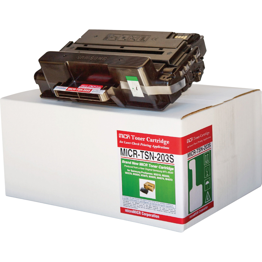 microMICR Standard Yield Laser Toner Cartridge MTL203S - Black - 1 Each