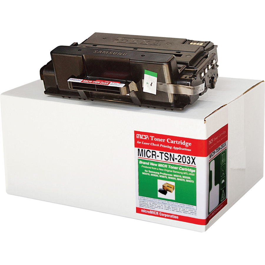 microMICR High Yield Laser Toner Cartridge MTL203X - Black - 1 Each