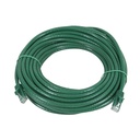 Monoprice FLEXboot Series Cat6 24AWG UTP Ethernet Network Patch Cable, 75ft Green