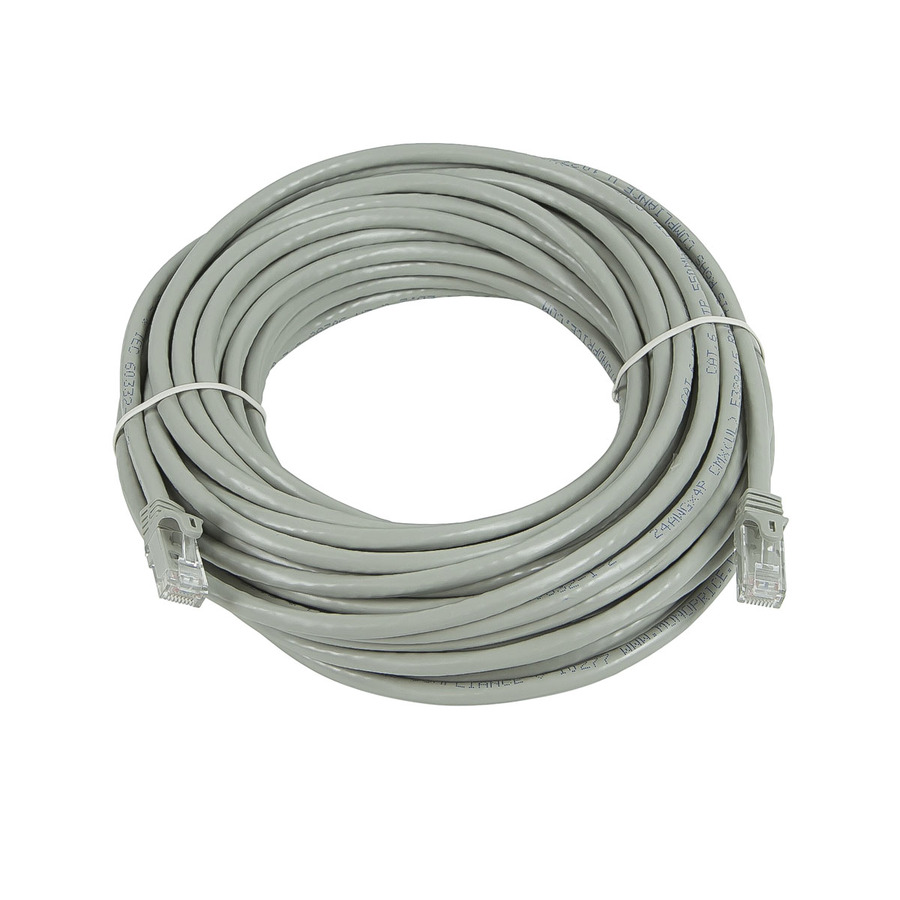 Monoprice FLEXboot Series Cat6 24AWG UTP Ethernet Network Patch Cable, 75ft Gray