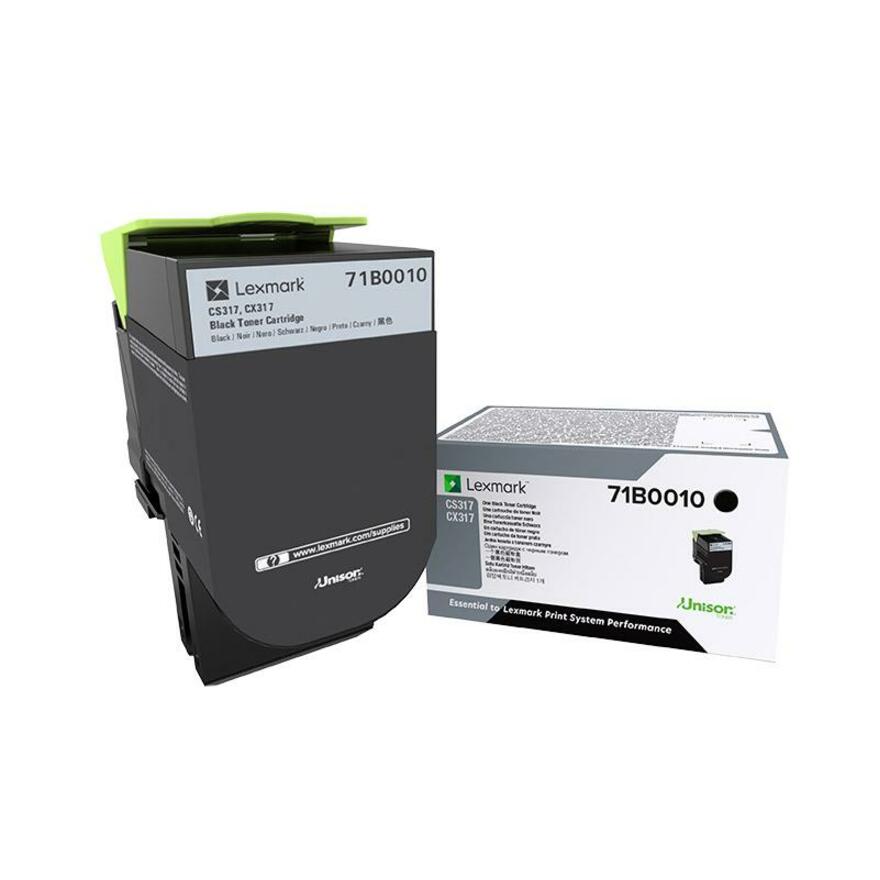 Lexmark Unison Standard Yield Laser Toner Cartridge - Black Pack