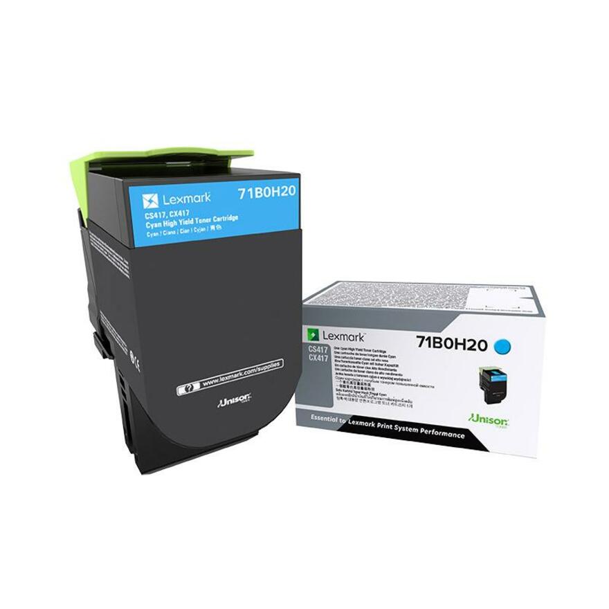 Lexmark Unison High Yield Laser Toner Cartridge - Cyan Pack