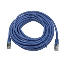 Monoprice Entegrade Series ZEROboot Cat6A 26AWG STP Ethernet Network Cable, 30ft Blue