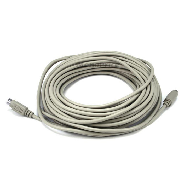 Monoprice 50ft PS/2 MDIN-6 Male to Female Cable