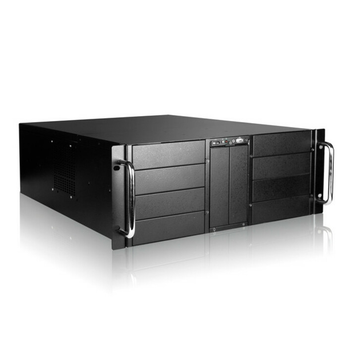 iStarUSA 4U 10-Bay Stylish Storage Server Rackmount with 500W Redundant Power Supply