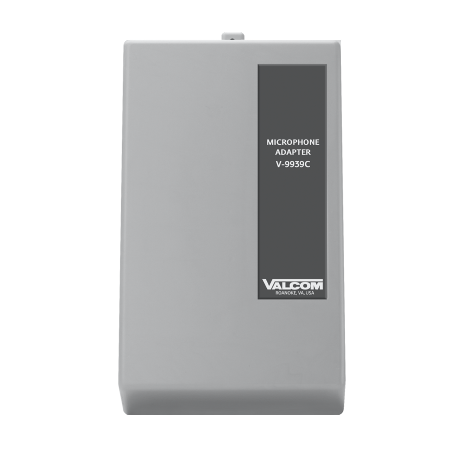 Valcom V-9939C Microphone Adapter