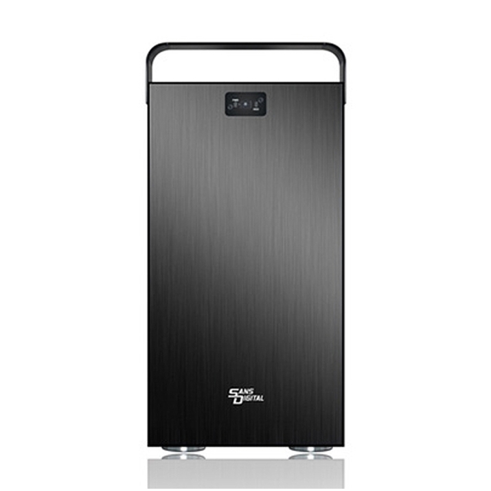 Sans Digital MobileSTOR MS8X12+B Drive Enclosure - SAS Host Interface Tower - Black