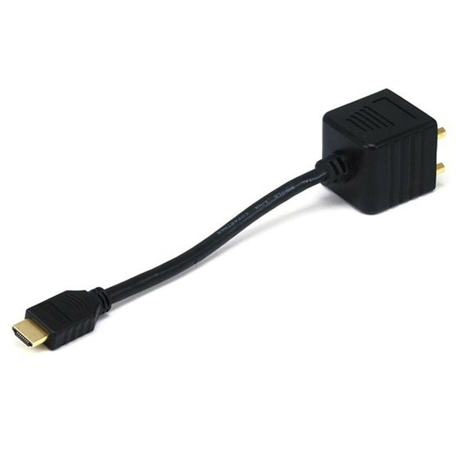 Monoprice Video Splitter - HDMI Male to DVI-D Female X 2