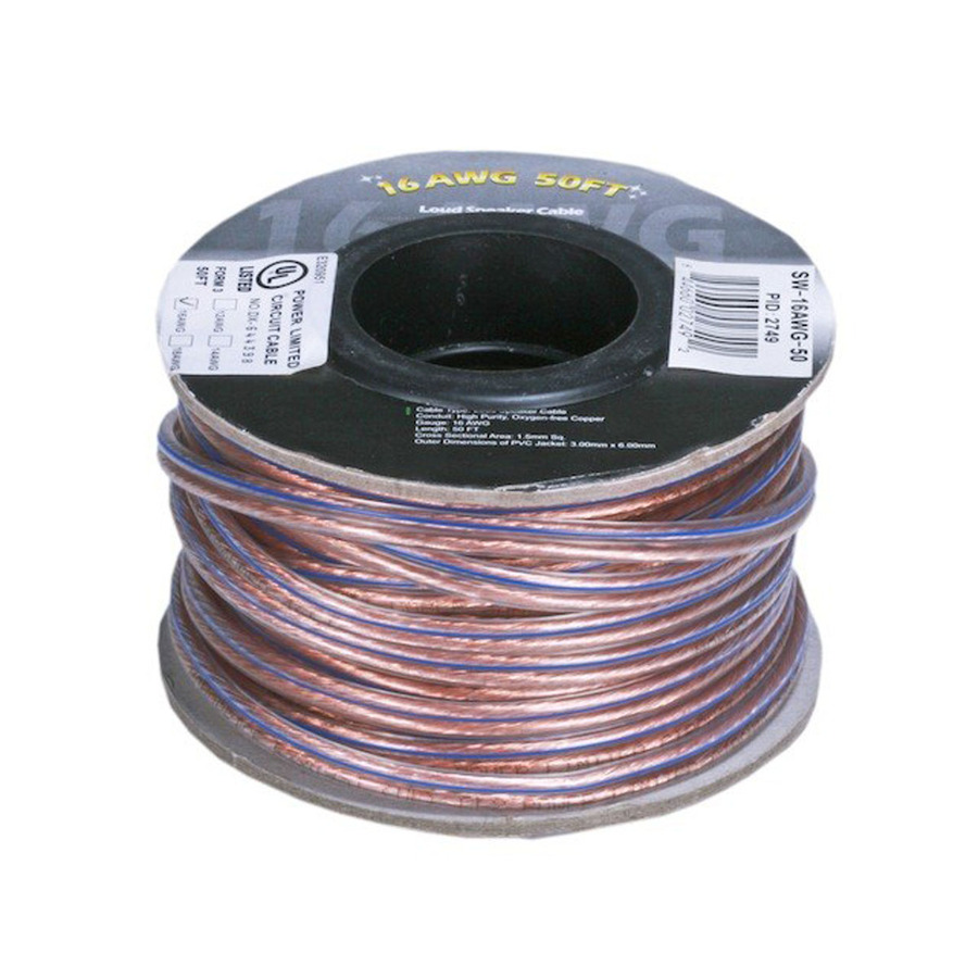 Monoprice 100ft 12AWG Enhanced Loud Oxygen-Free Copper Speaker Wire Cable - (No Logo)