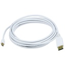 Monoprice 15FT 32AWG Mini DisplayPort to DisplayPort Cable - White