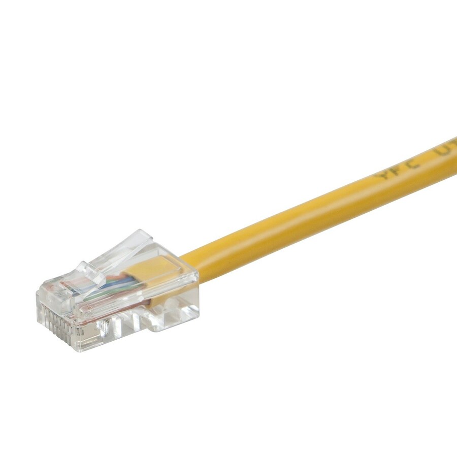 Monoprice ZEROboot Series Cat5e 24AWG UTP Ethernet Network Patch Cable, 50ft Yellow