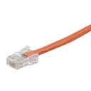 Monoprice ZEROboot Series Cat5e 24AWG UTP Ethernet Network Patch Cable, 50ft Orange