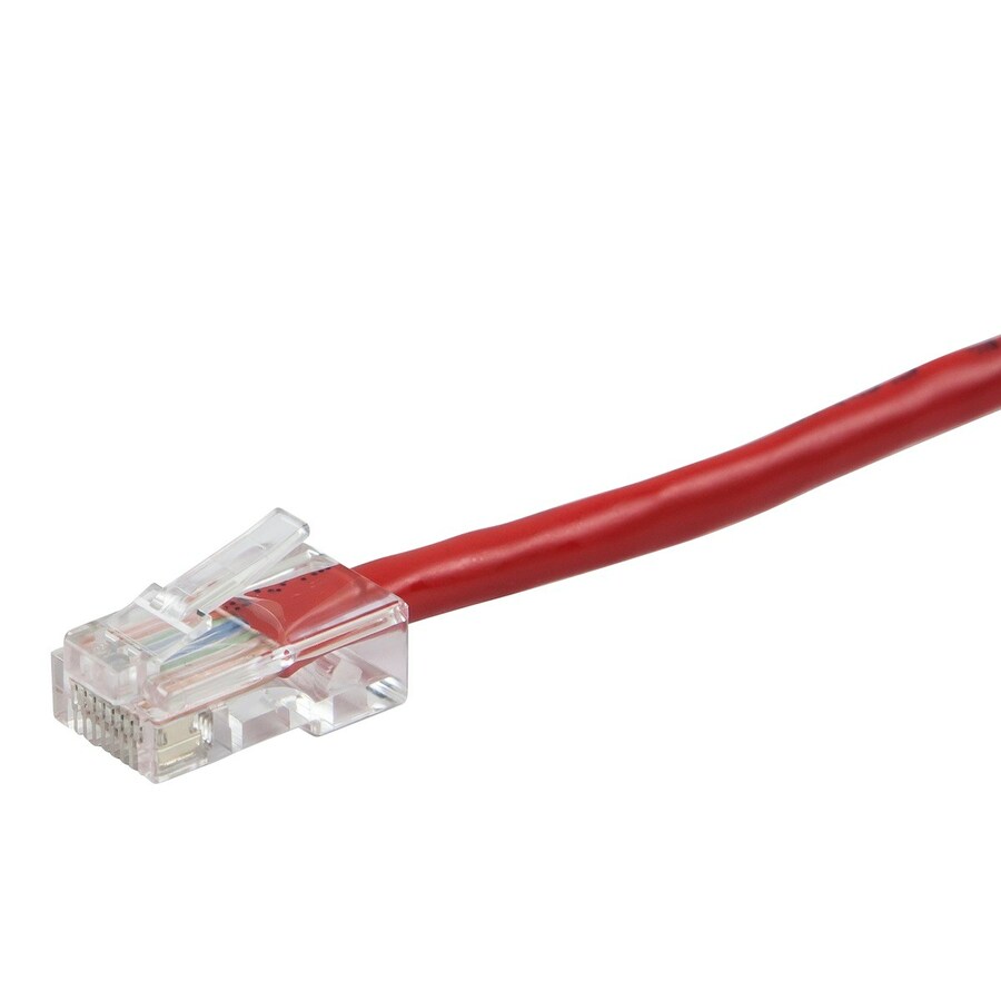 Monoprice ZEROboot Series Cat6 24AWG UTP Ethernet Network Patch Cable, 50ft Red
