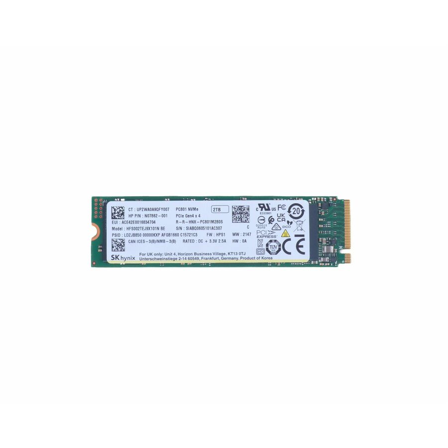 HP 2 TB Solid State Drive - M.2 2280 Internal - PCI Express (PCI Express 4.0 x4)