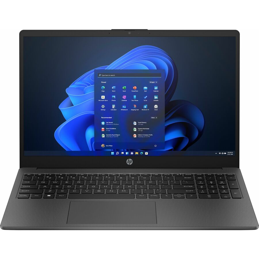 HP 255 G10 15.6" Notebook - Full HD - AMD Ryzen 5 7530U - 16 GB - 512 GB SSD - English Keyboard - Dark Ash Silver - Smart Buy