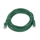 Monoprice FLEXboot Series Cat5e 24AWG UTP Ethernet Network Patch Cable, 14ft Green