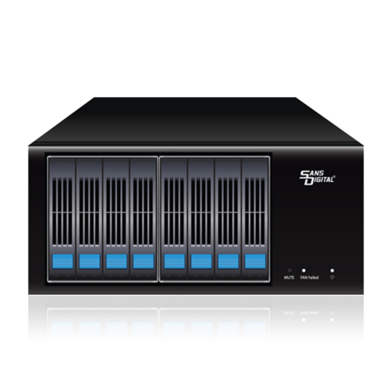 Sans Digital MobileSTOR MS28X12G Drive Enclosure - Mini-SAS Host Interface Tower