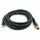 Monoprice 15ft Premier Series XLR Female to RCA Male 16AWG Cable (Gold Plated)