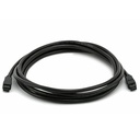 Monoprice 9-pin/ 9-pin BETA FireWire 800 - FireWire 800 Cable, 10FT, Black